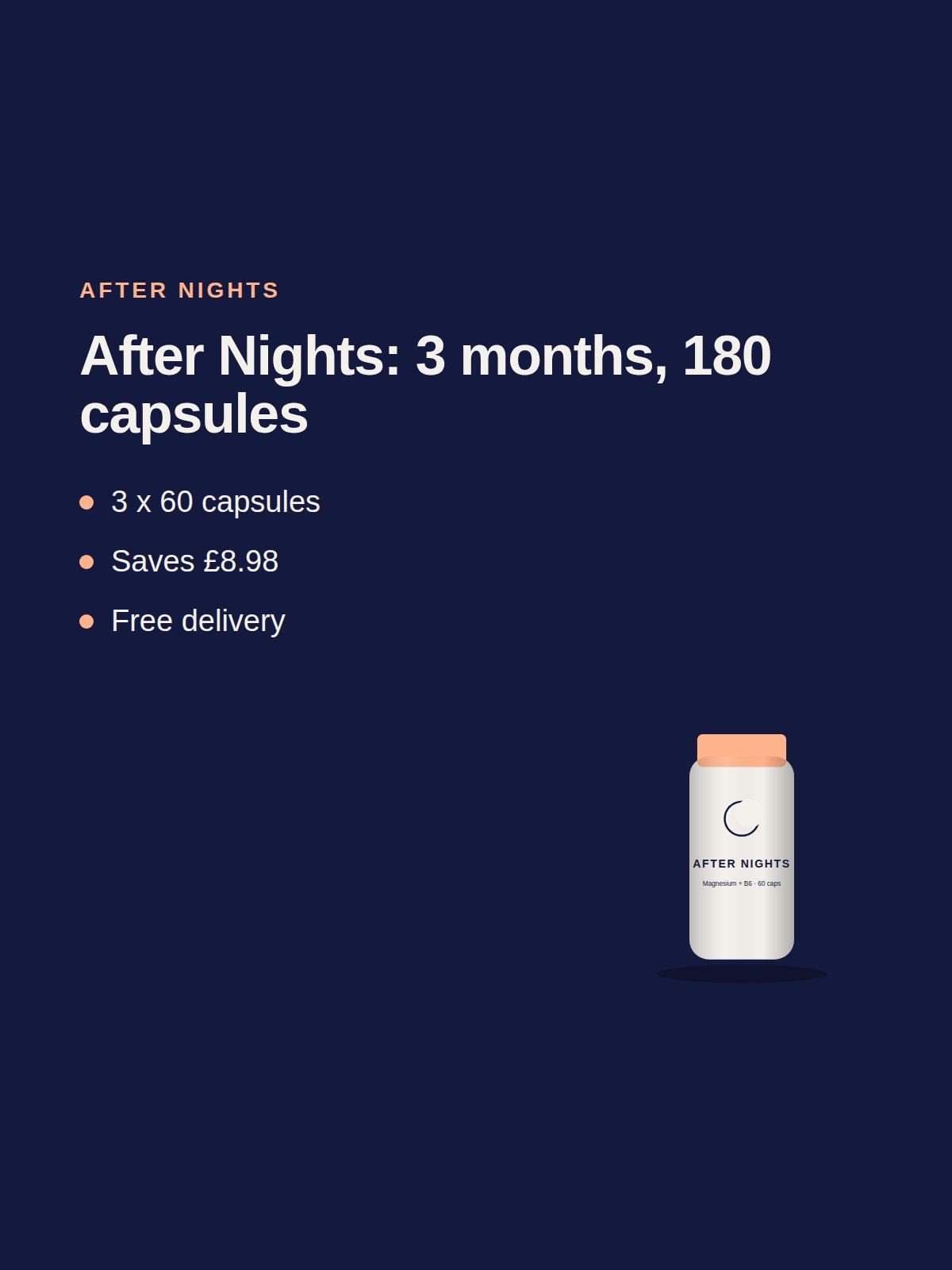 After Nights: 3 months, 180 capsules 2